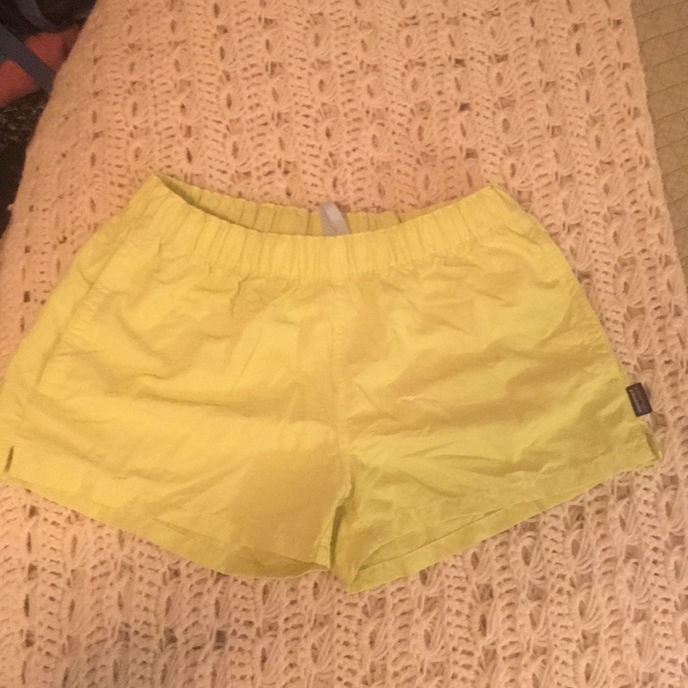 Yellow Patagonia Baggies ✨